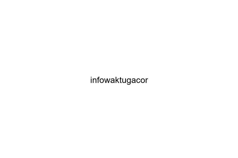 infowaktugacor
