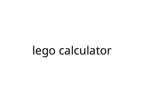 lego calculator