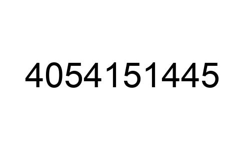 4054151445