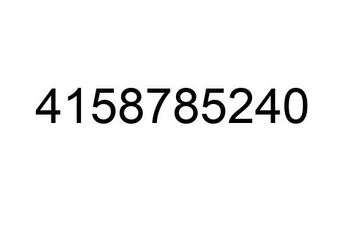 4158785240
