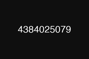 4384025079