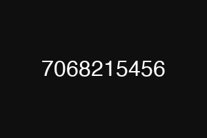 7068215456