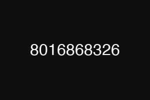 8016868326